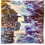 Watsons Bay Waves Fine Wool Scarf