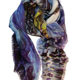 Watsons Bay Waves Fine Wool Scarf
