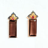 "Ashley" Smoky Quartz Earrings