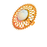 "Anya" Cocktail Ring - Pearl