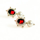 "Alex” Almandine Garnet earrings