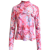 Strings of Fate | Long Sleeve Top | Magenta