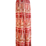 Gardens of Lhasa | Pleated Maxi Wrap Skirt