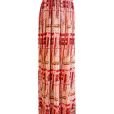 Gardens of Lhasa | Pleated Maxi Wrap Skirt