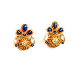 "Kathleen" Lapiz Lazuli Earrings