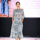 Native Grass Kaftan With Split
