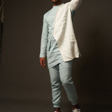 Asymmetrical Linen Sleeve Top