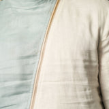 Asymmetrical Linen Sleeve Top