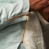 Asymmetrical Linen Sleeve Top