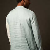 Asymmetrical Linen Sleeve Top