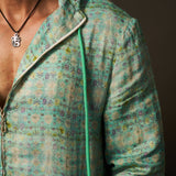 Hoodie Kurta Top with Zip