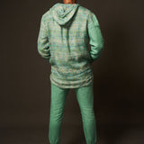 Hoodie Kurta Top with Zip