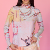 Strings of Fate | Long Sleeve Top | Golden