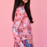 Strings of Fate | Long Sleeve Top | Magenta