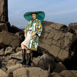 Stained Glass custom printed kimono