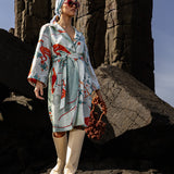 Exotic Birds Custom Printed Trench