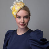 Yellow Lace Teardrop Hat