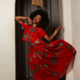 Afro Chintz | Lady Audre | Midi Skirt