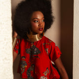 Afro Chintz | Lady Audre | Midi Skirt